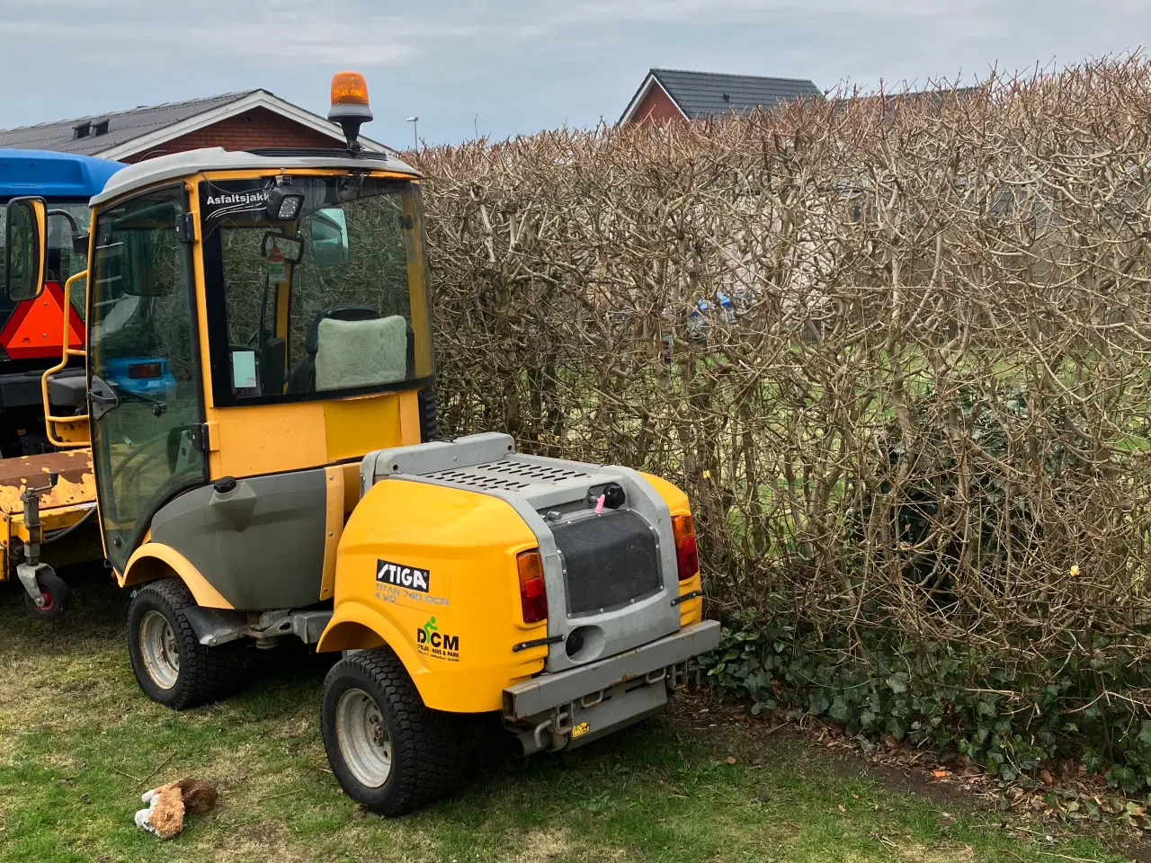 Billede 3 - Stiga Titan med kost Og Klipper Bor 155 Fuld Hyd 