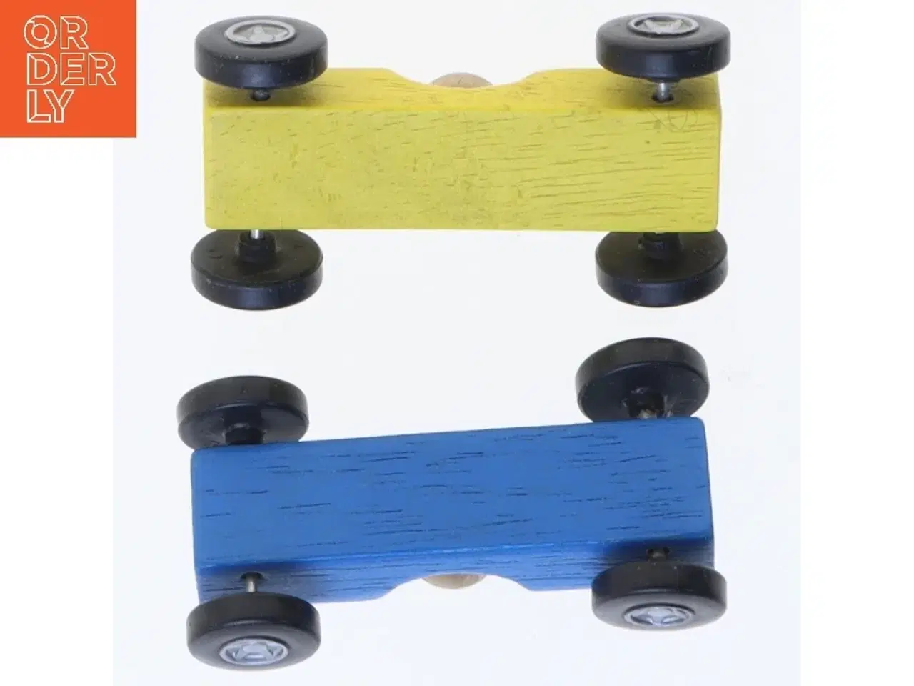 Billede 2 - Trælegetøjsbiler, sæt af 2 (str. 2 stk 6 cm)