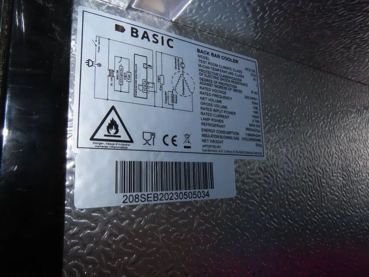Billede 4 - Bar back køleskab BASIC
