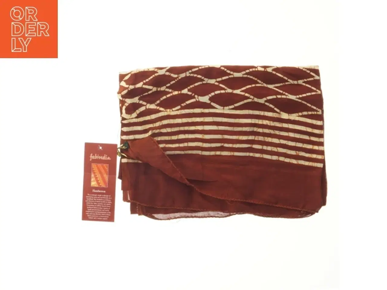 Billede 1 - Ubrugt Håndvævet tørklæde fra Fabindia (str. 30x172 cm)