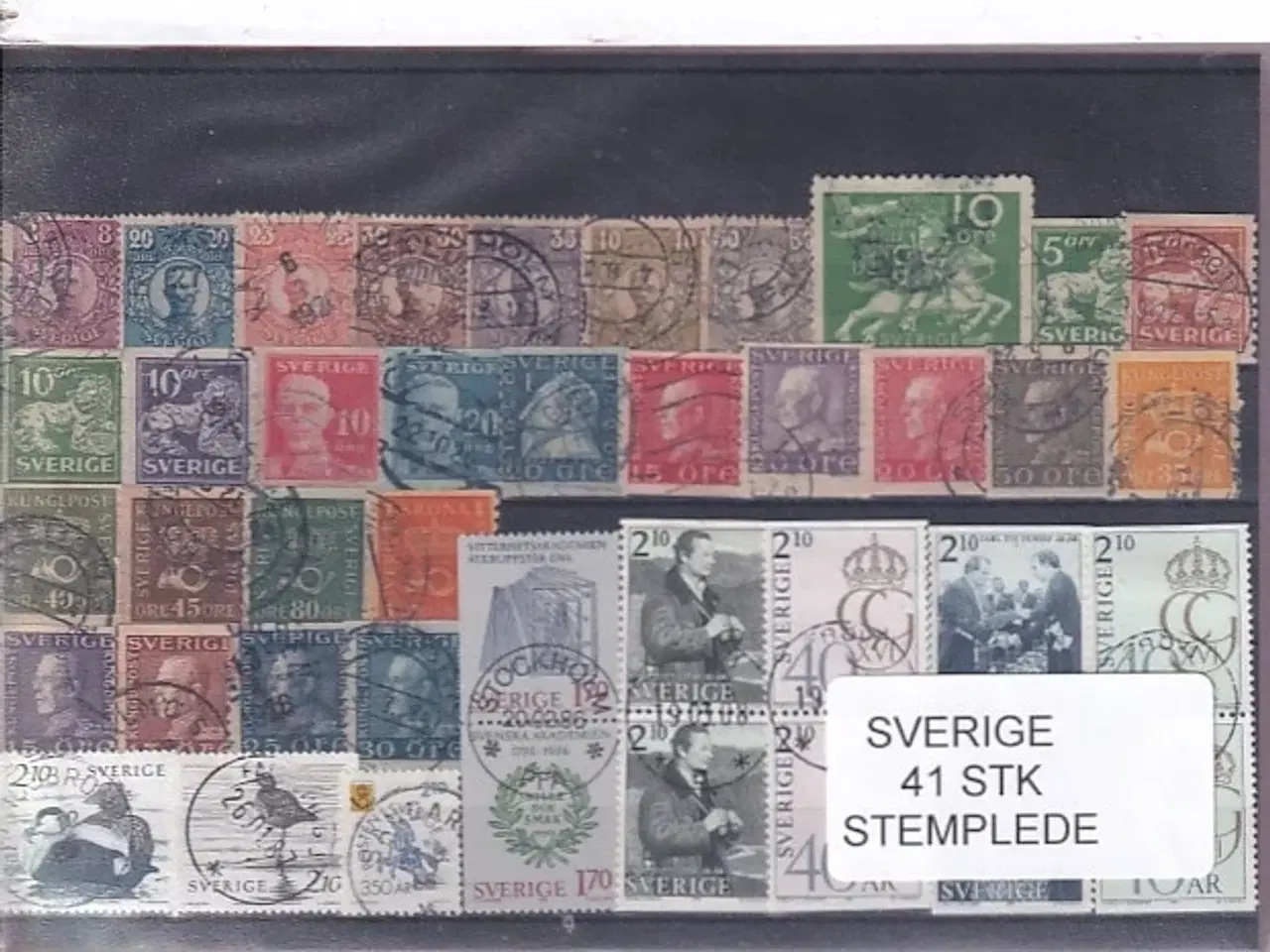 Billede 1 - Sverige - 41 Stk. - Stemplet