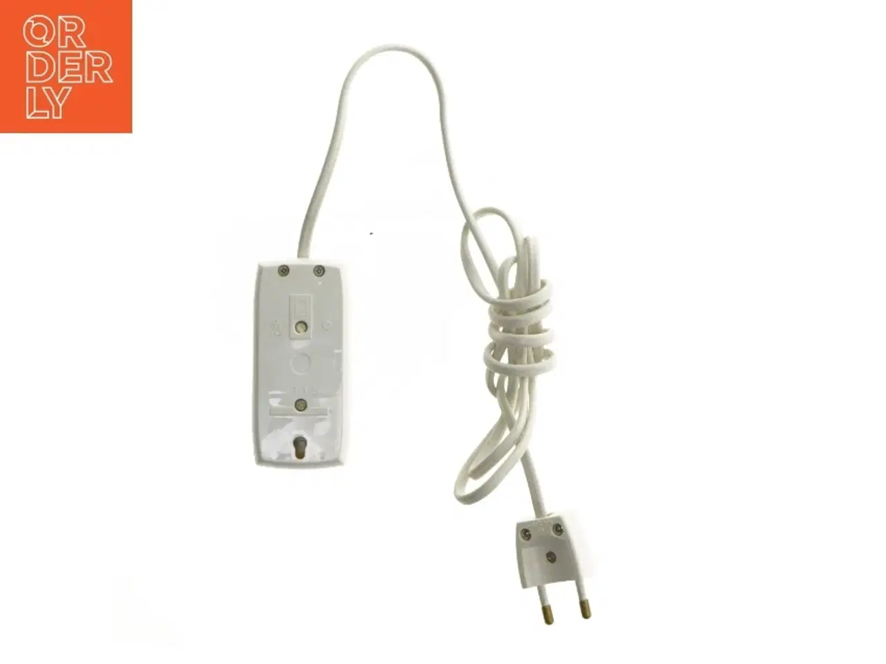 Billede 2 - Hvid 3-dobbelt stikkontakt med ledning