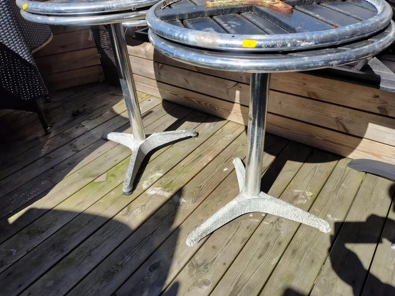 Billede 3 - Seks runde caféborde