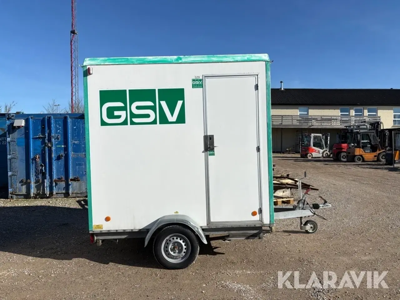 Billede 4 - Badmobil 1 rum med afløb Ø110 Scanvogn 750