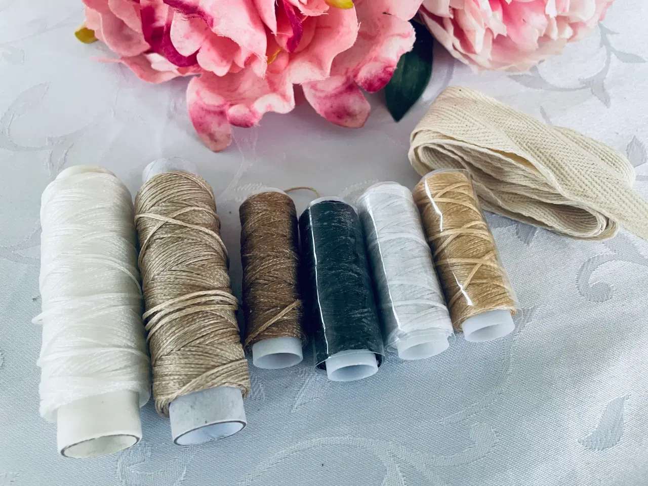 Billede 1 - Blandet tråd med voks