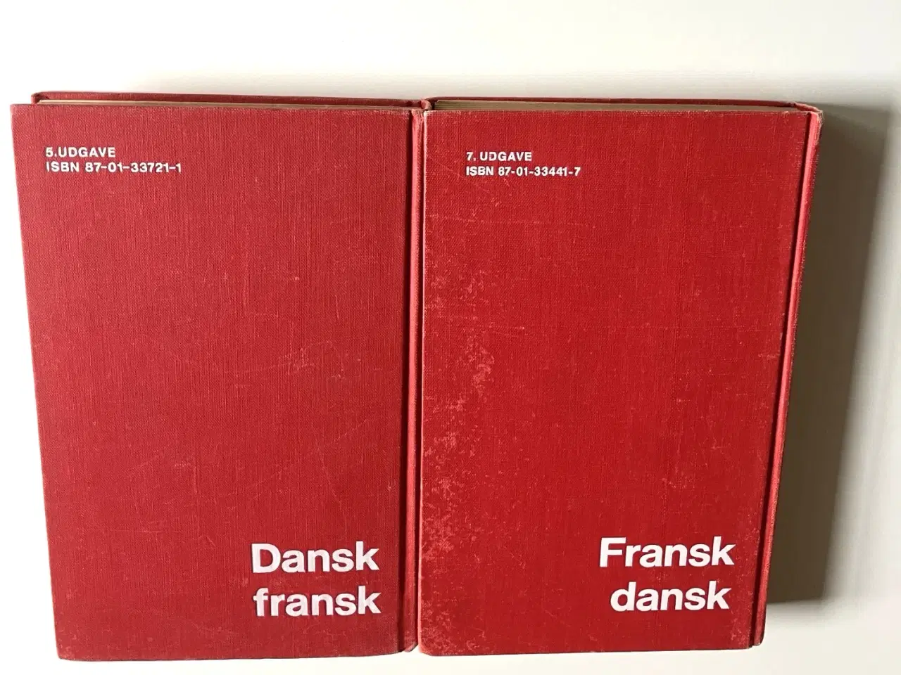 Billede 2 - Dansk-fransk + Fransk-dansk. 2 stk. ordbøger (Gyld