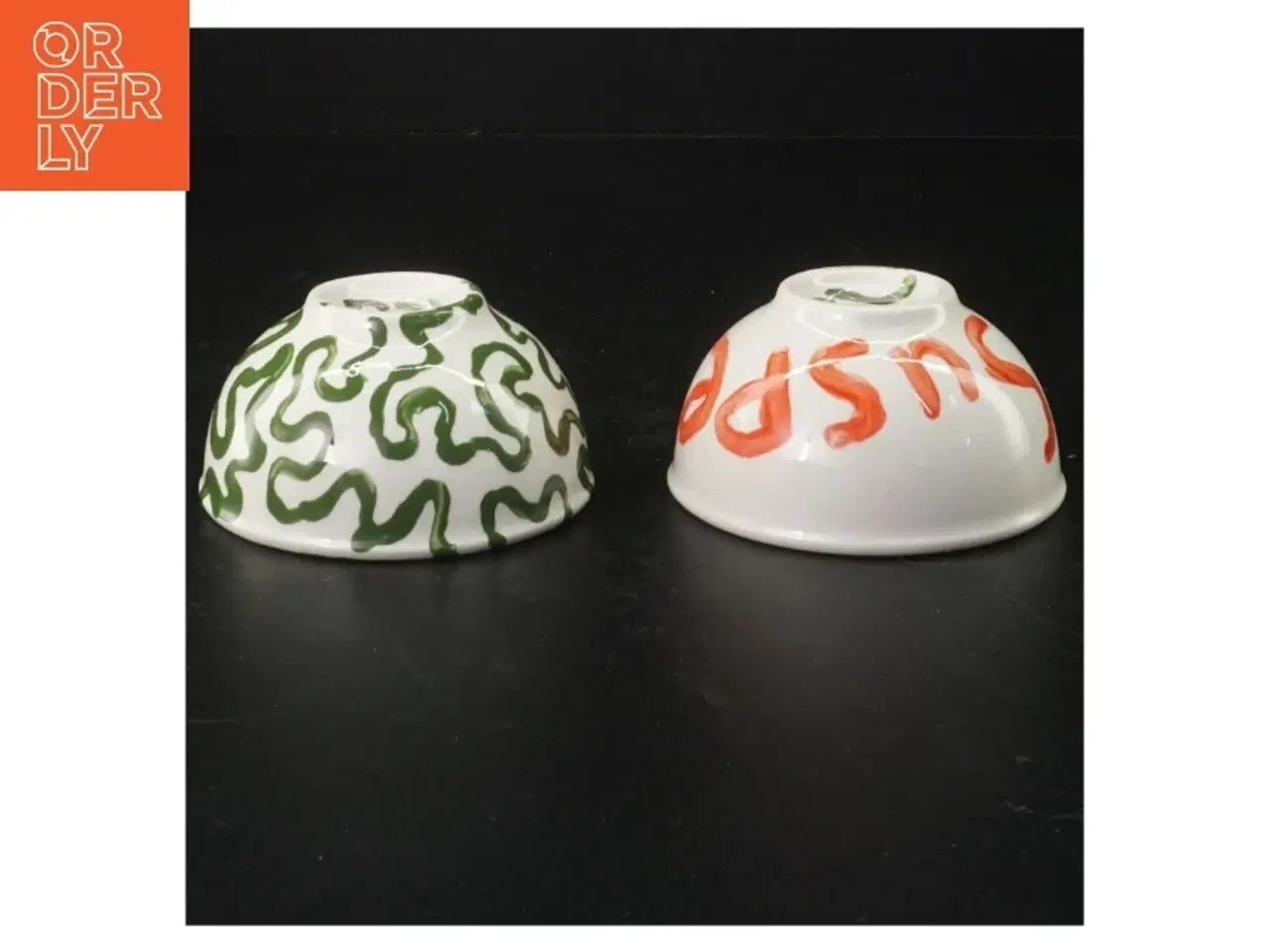 Billede 2 - Dekorative keramikskåle (str. Ø 9 cm)