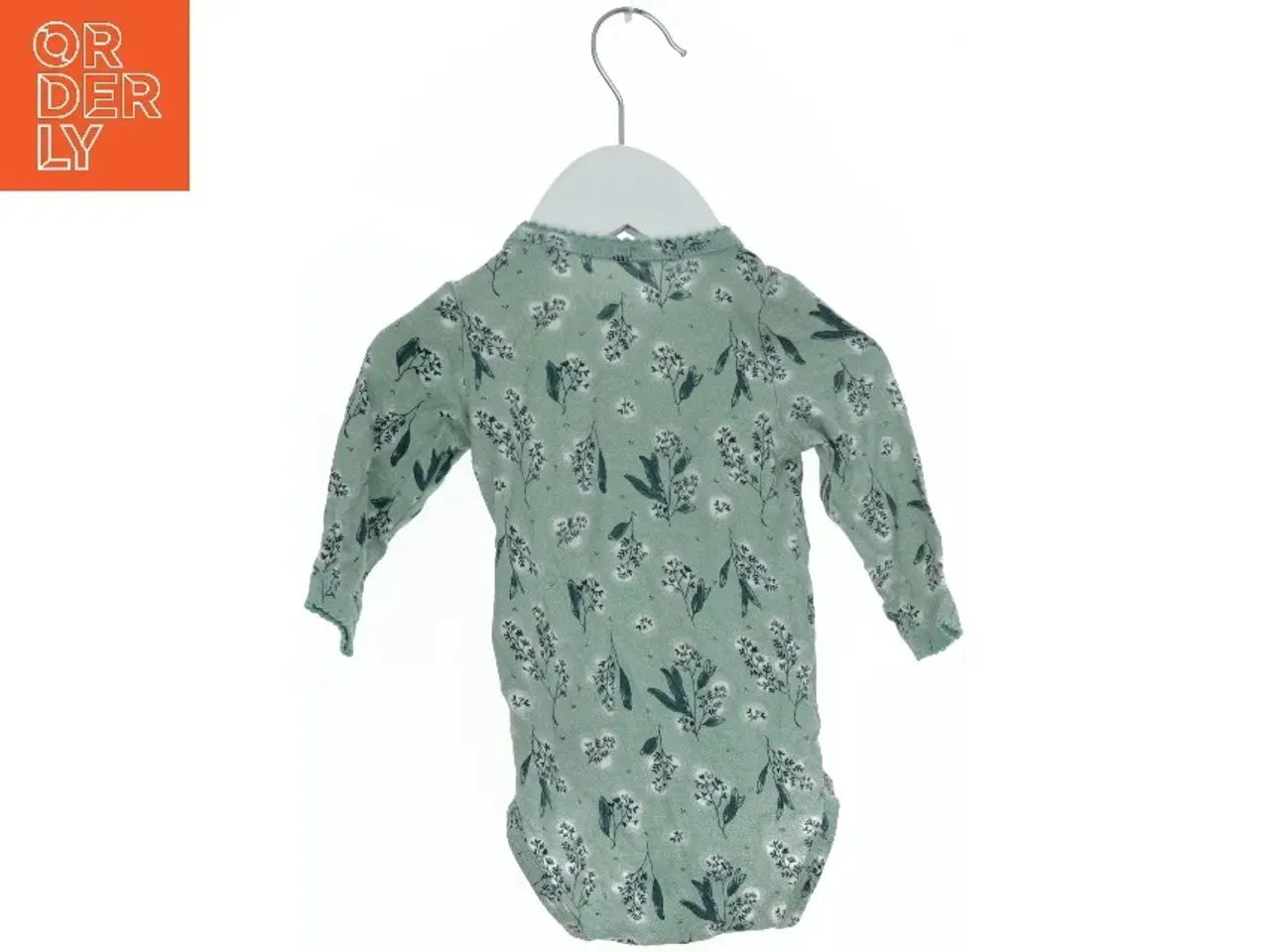 Billede 2 - Langærmet bodystocking med blomsterprint fra Name It (str. 62)