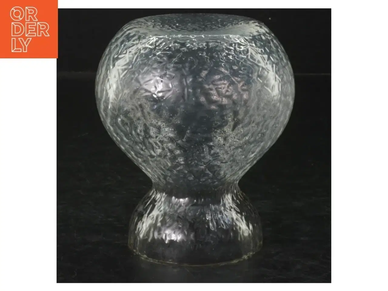 Billede 2 - Hyscint glas med bobledesign (str. 11,5x10 cm)
