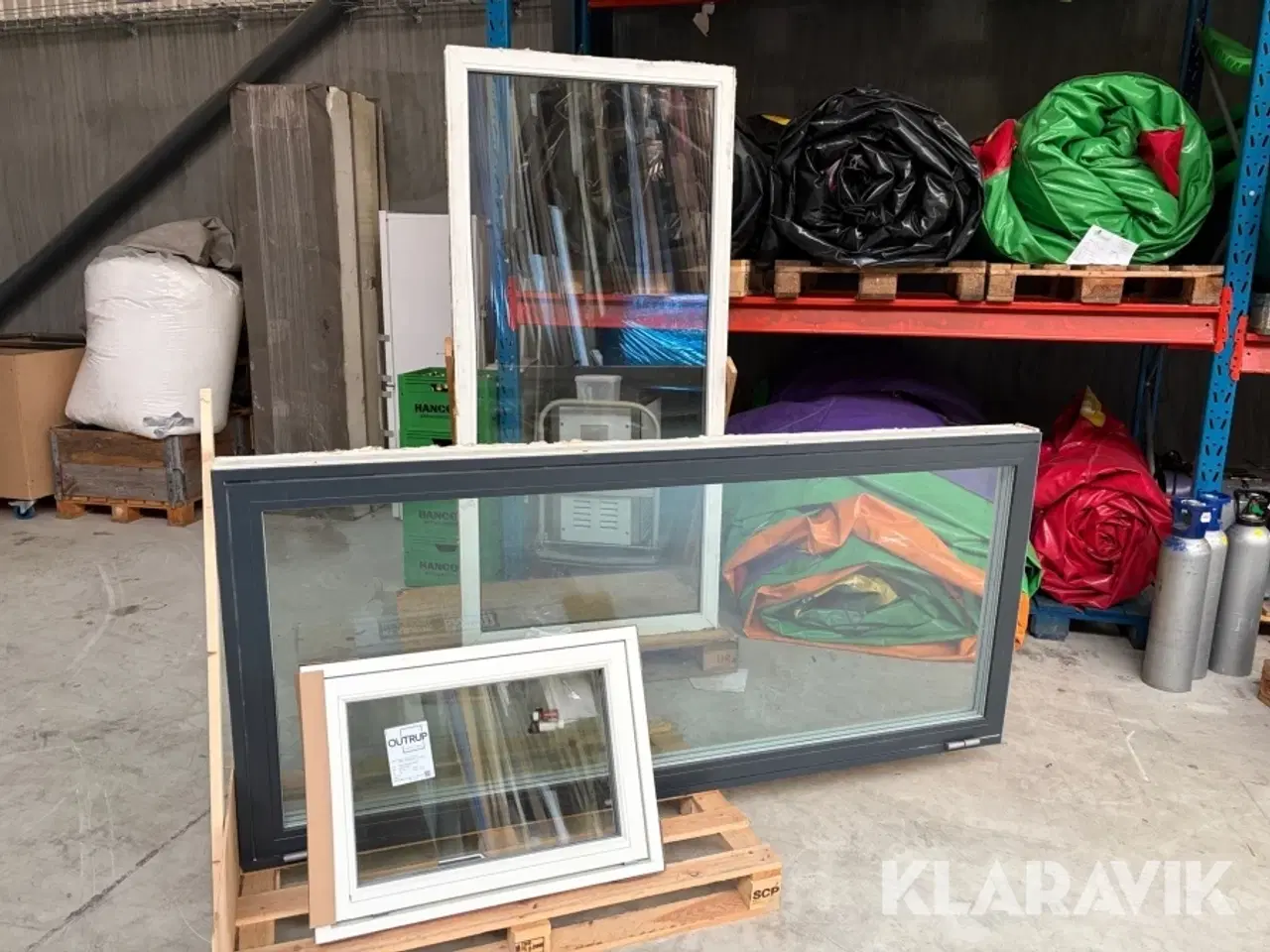 Billede 1 - Terrassedør, glasparti og vindue - 3 styk