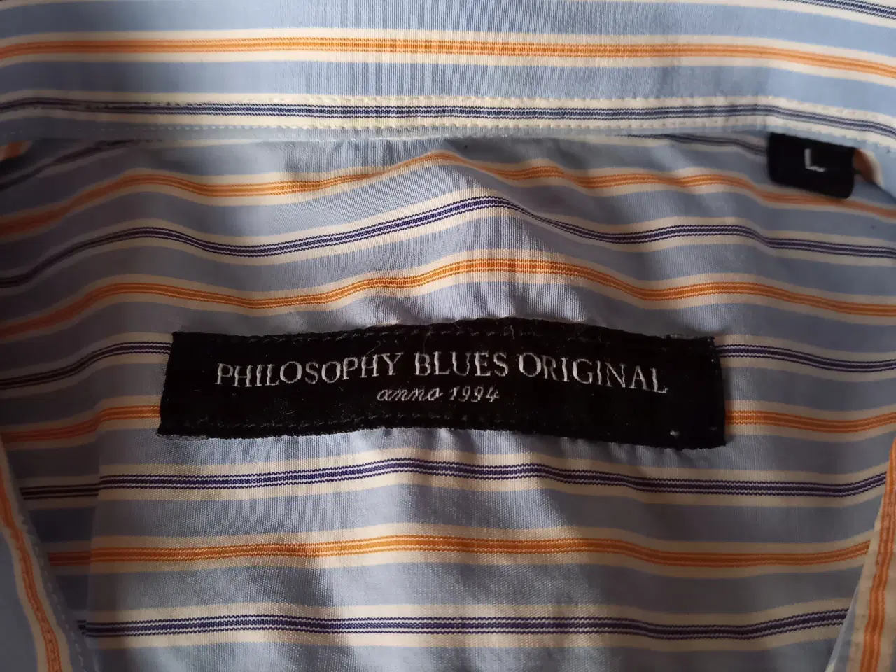 Billede 2 - herreskjorte Philosophy Blues original L