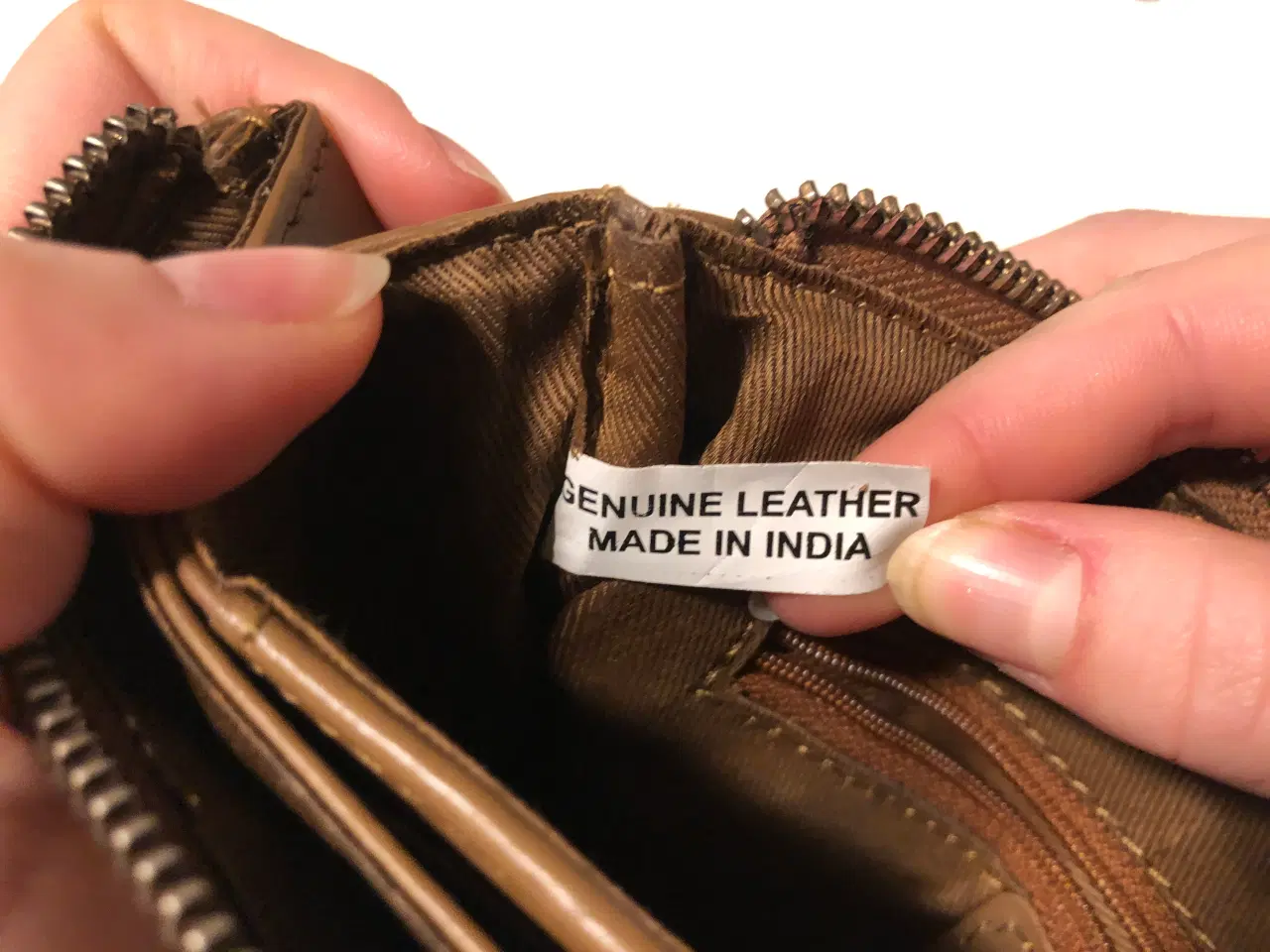 Billede 7 - Skuldertaske / håndtaske fra Aura i ægte læder