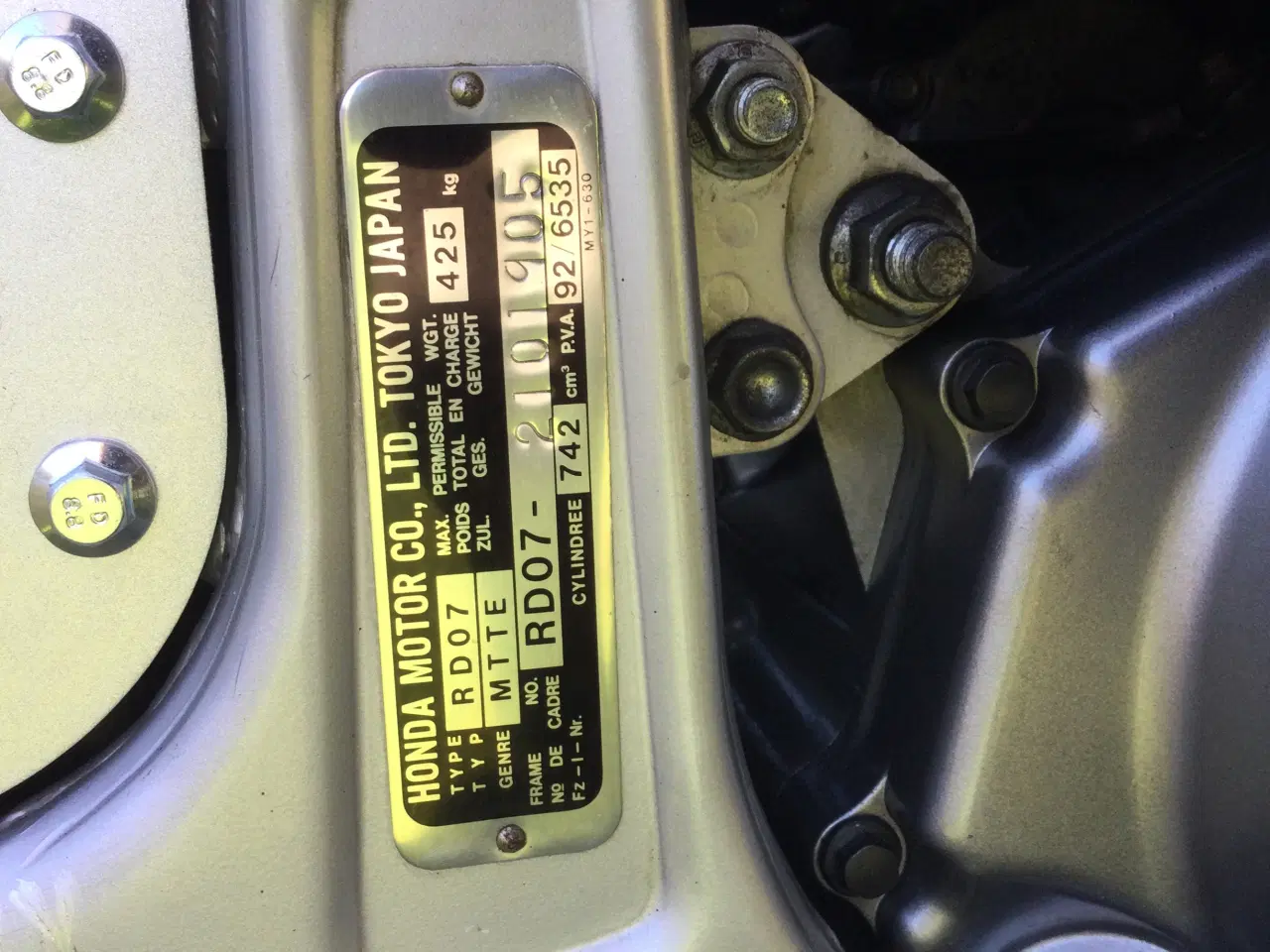 Billede 9 - Honda Africa Twin RD07