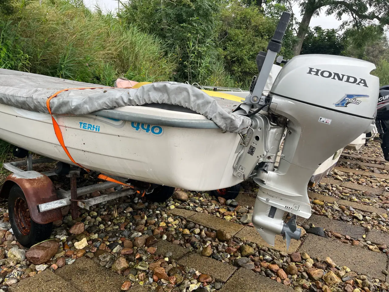 Billede 5 - Terhi 440 jolle med 15 hk. Honda motor 