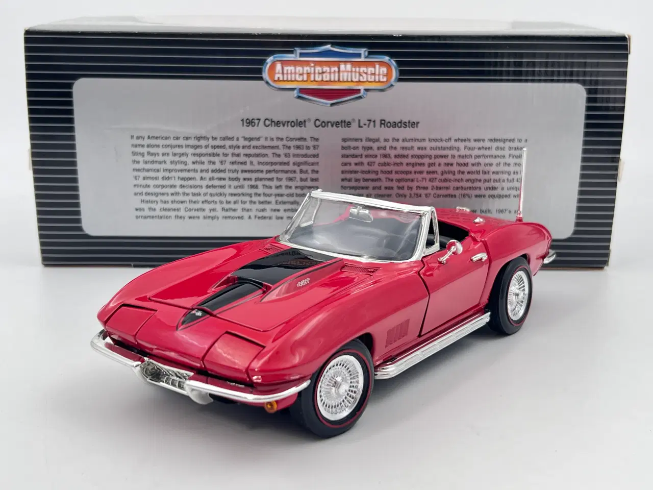 Billede 1 - 1967 Chevrolet Corvette L-71 1:18  Super flot 