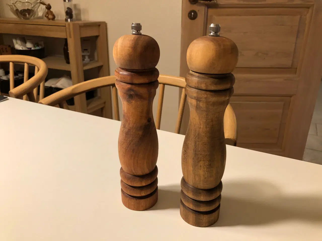 Billede 1 - Salt og peber kværn i flot træ
