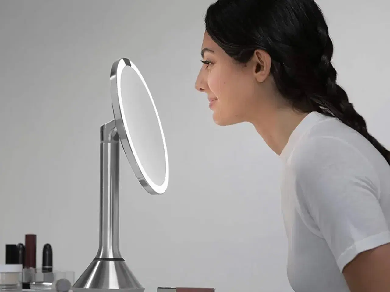 Billede 3 - Makeupspejl med lys og sensor