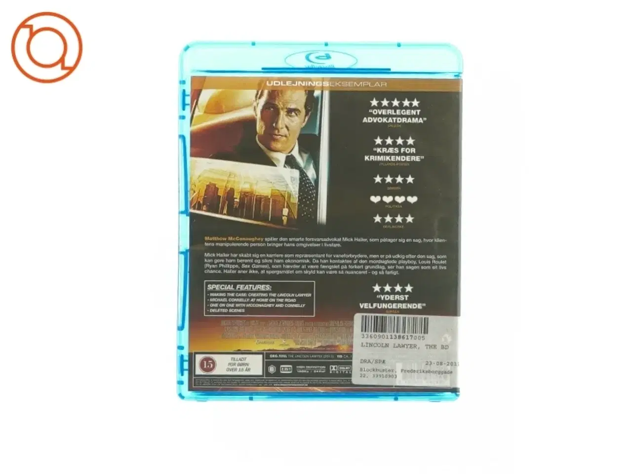 Billede 2 - The Lincoln lawyer (Blu-ray)