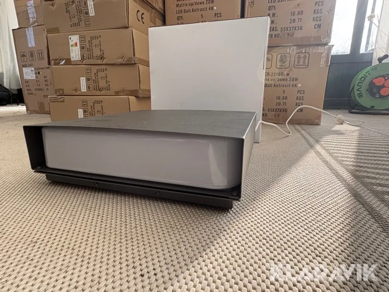 Billede 1 - Led lamper Solar Matrix up/down 20W 15 styk - Led Dali Antrasit 4K