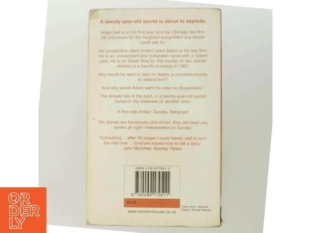 Billede 3 - The chamber af John Grisham (Bog)
