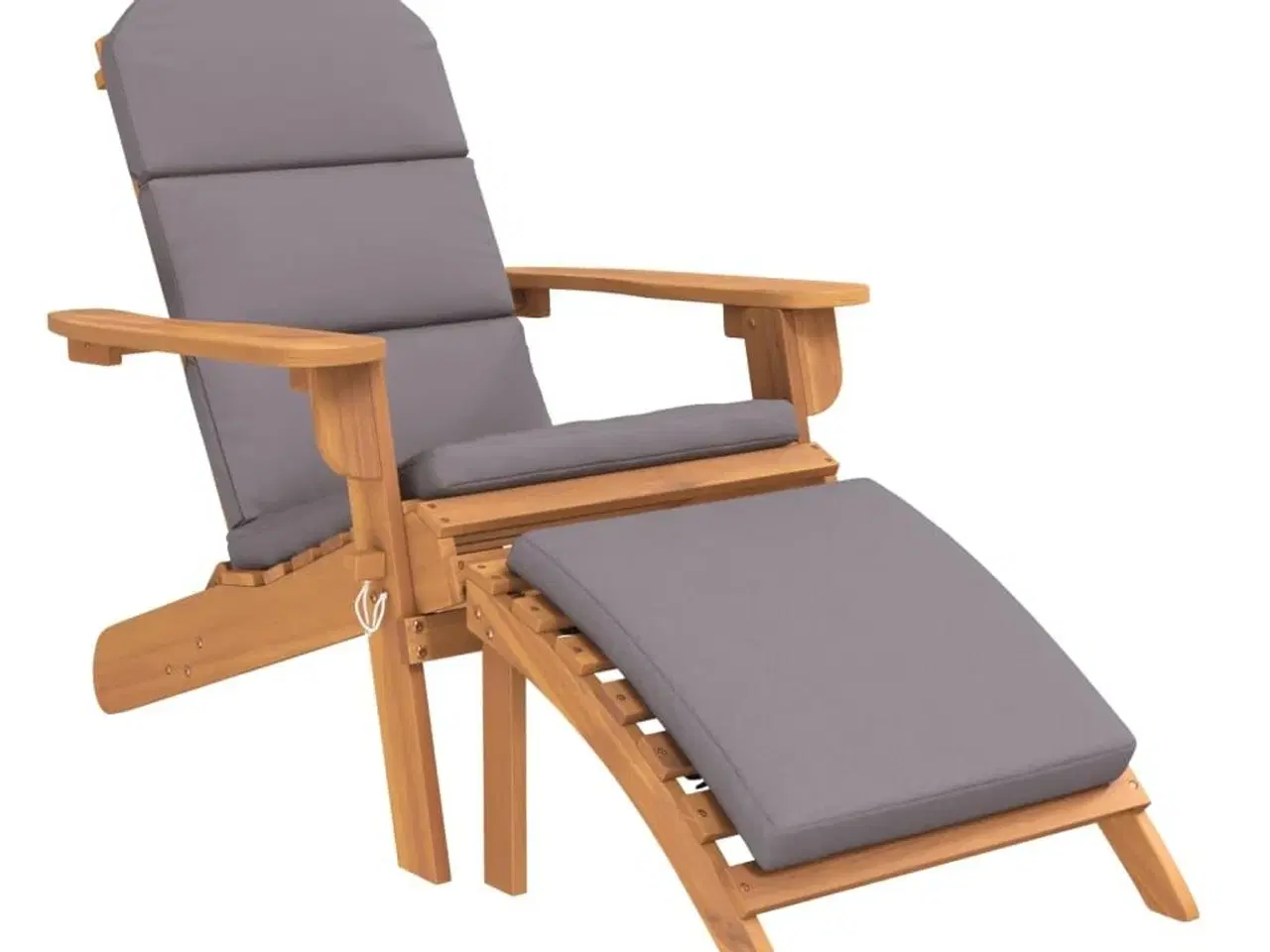 Billede 4 - Adirondack-loungesæt til haven 3 dele massivt akacietræ