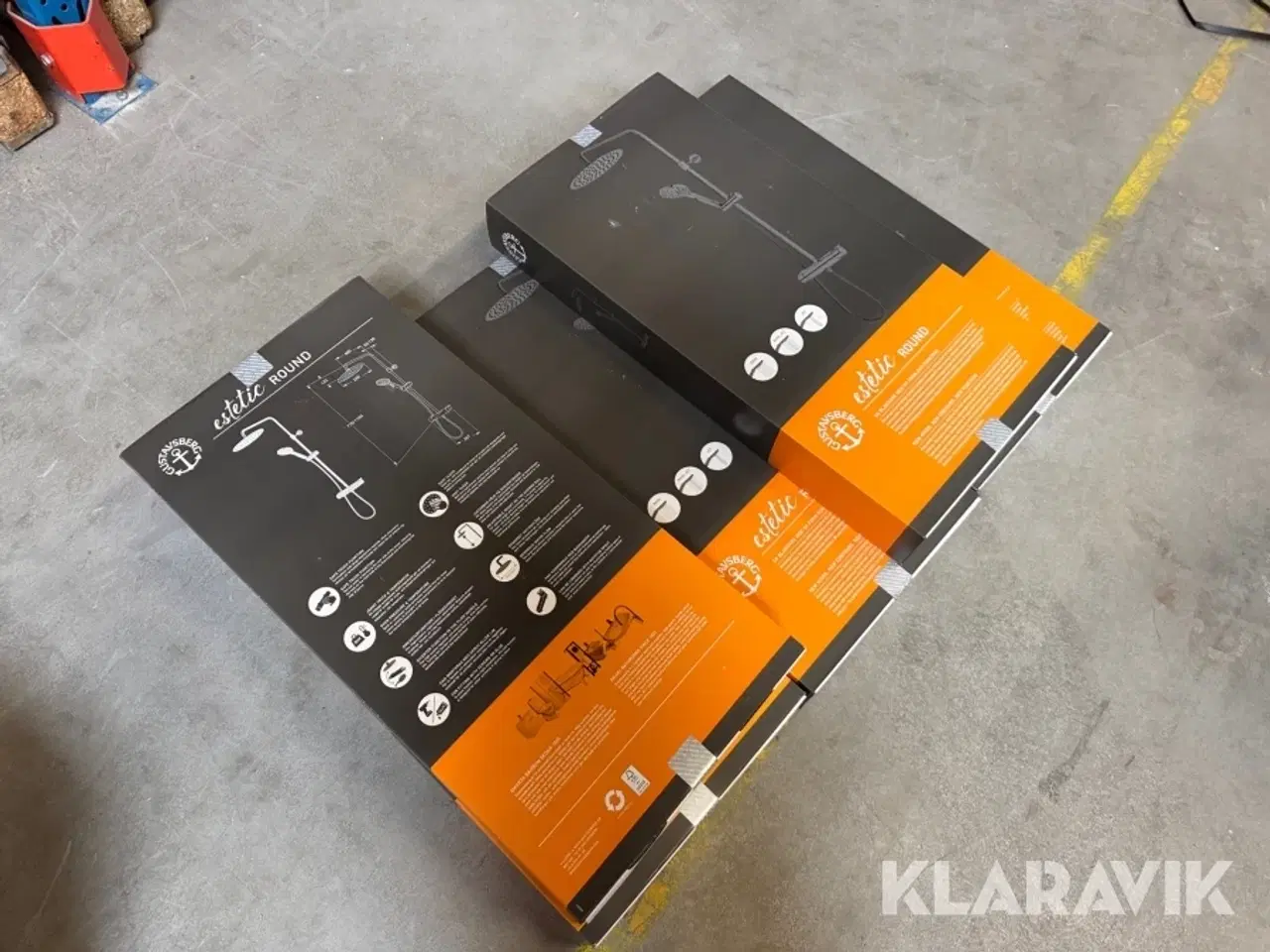 Billede 12 - Brusesæt til badeværelser Gustav Berg Estetic Round 5 styks