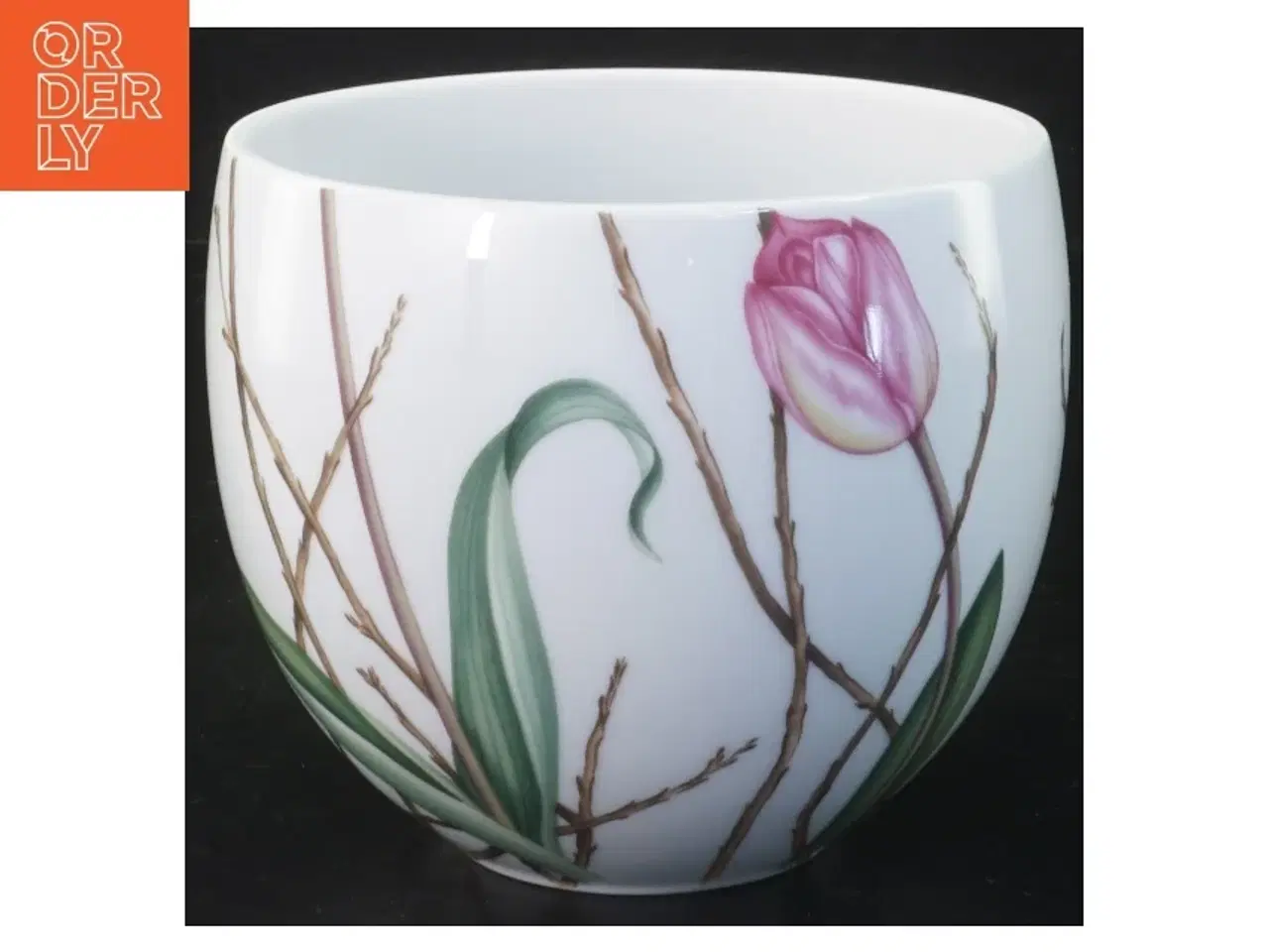 Billede 2 - Porcelænsæg med blomstermønster fra Royal Copenhagen (str. 20 cm)