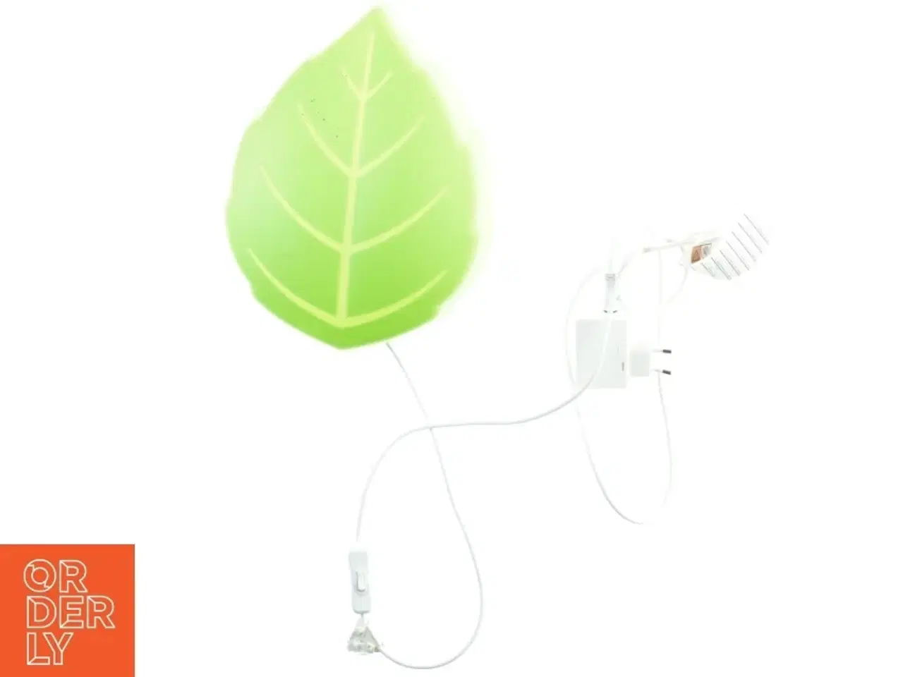 Billede 1 - Lampe, bladform fra Ikea (str. 30 x 20 cm)