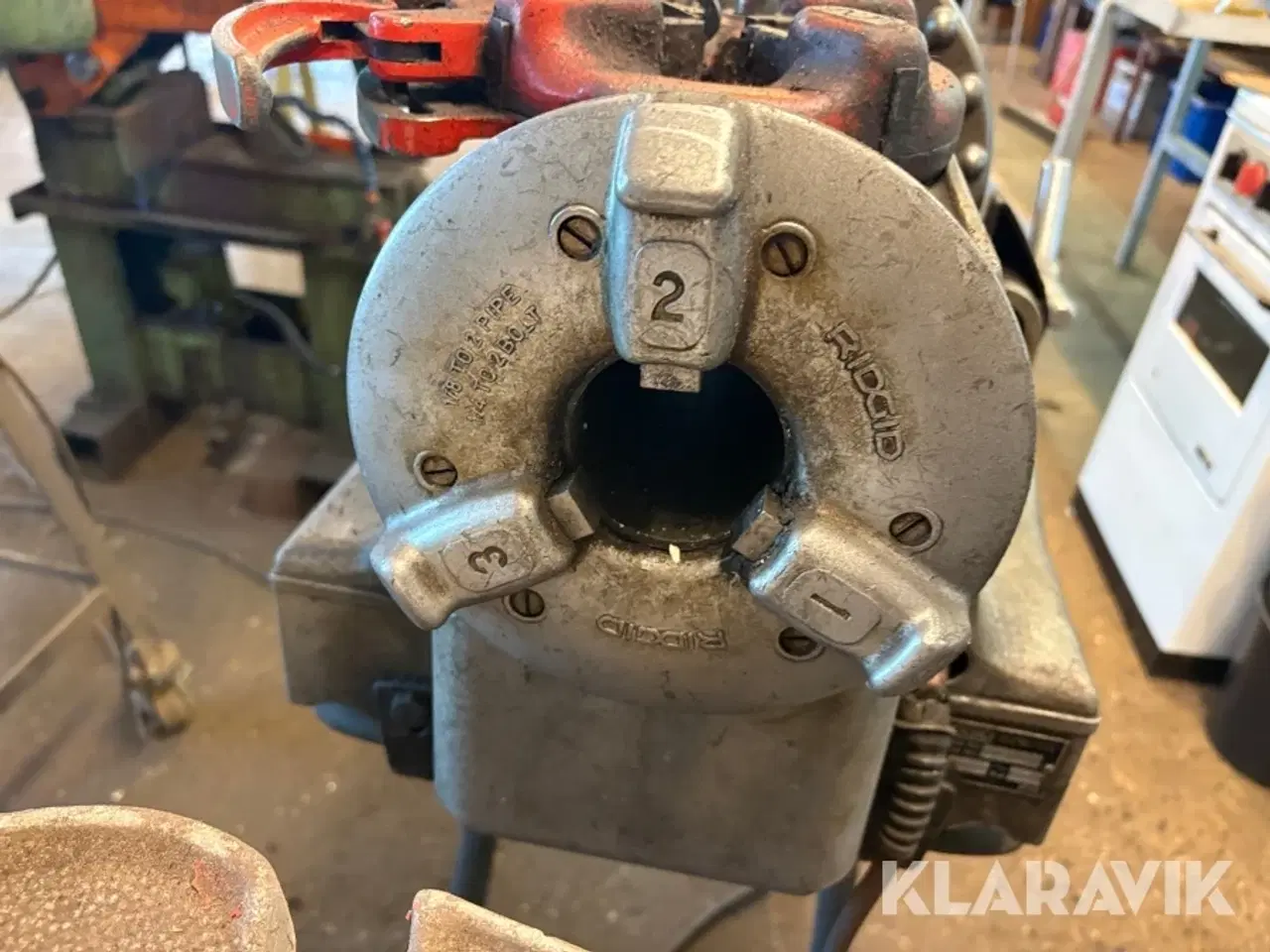 Billede 12 - Gevindskæremaskine Ridgid 300 compact 1233 - inklusiv diverse tilbehør