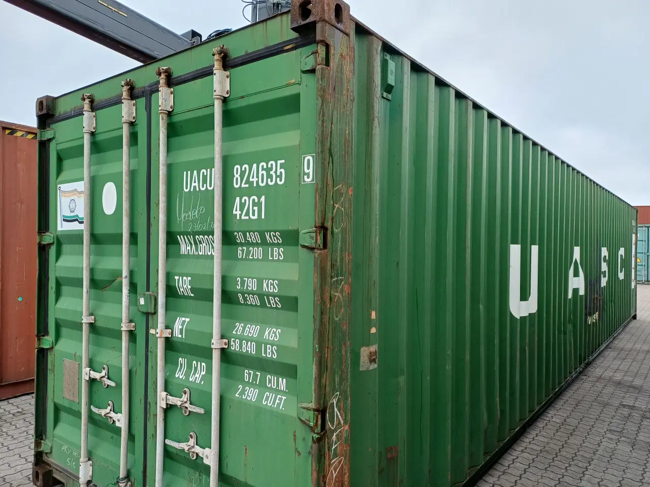Billede 1 - 40 fods DC Container - ID: UACU 824635-9