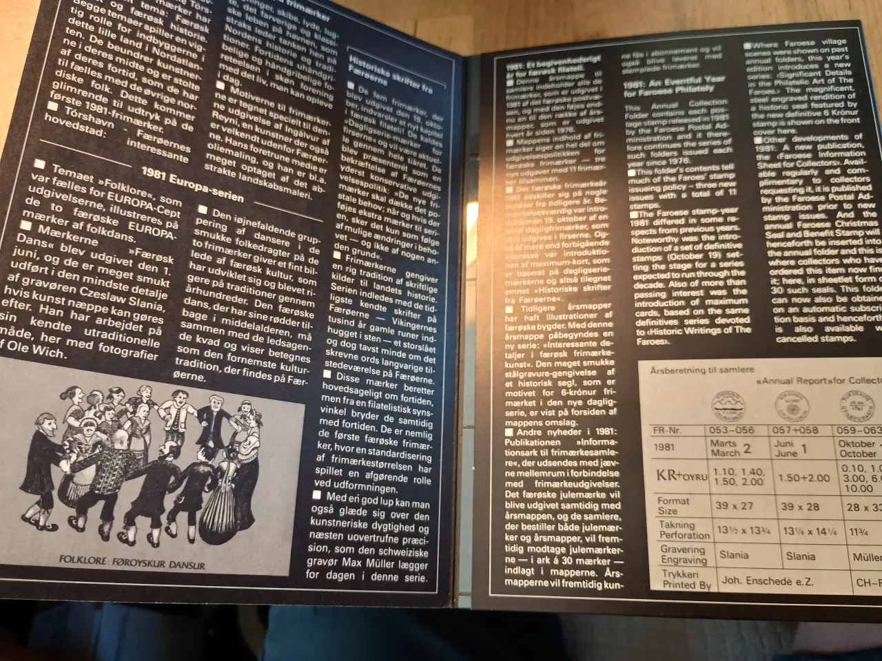 Billede 2 - Færøerne frimærker mappe 1981.