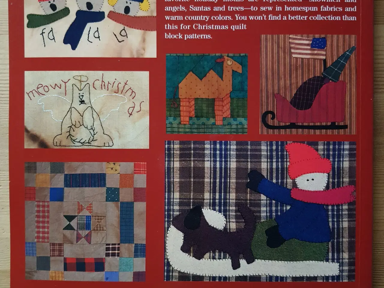 Billede 6 - Jule-patchworkbøger  -  amerikanske
