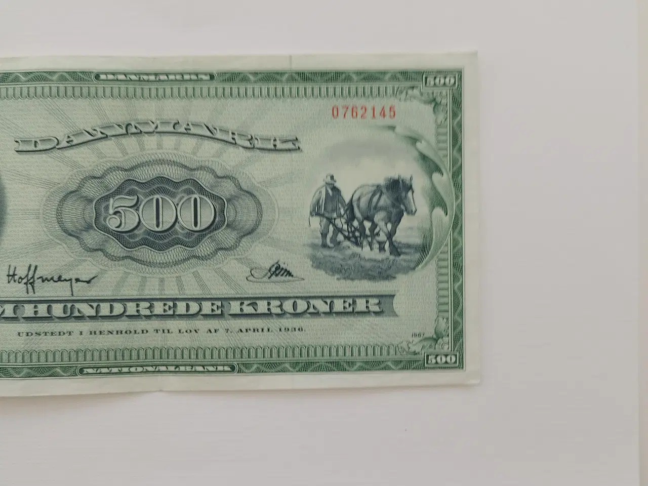 Billede 3 - Plovmand 500 kr. 1967