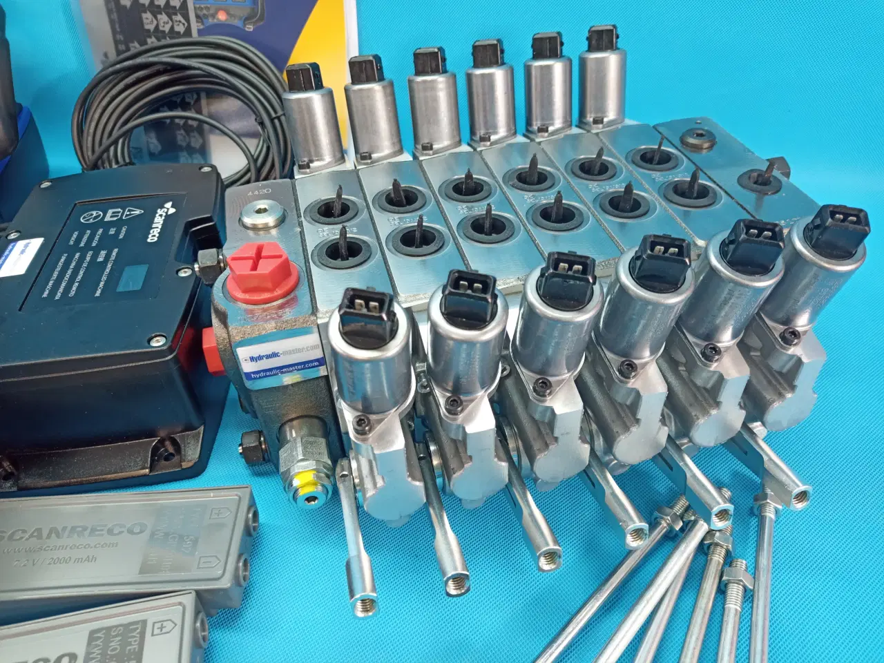 Billede 6 - Radio Scanreco + hydraulisk ventil Walvoil DPX 