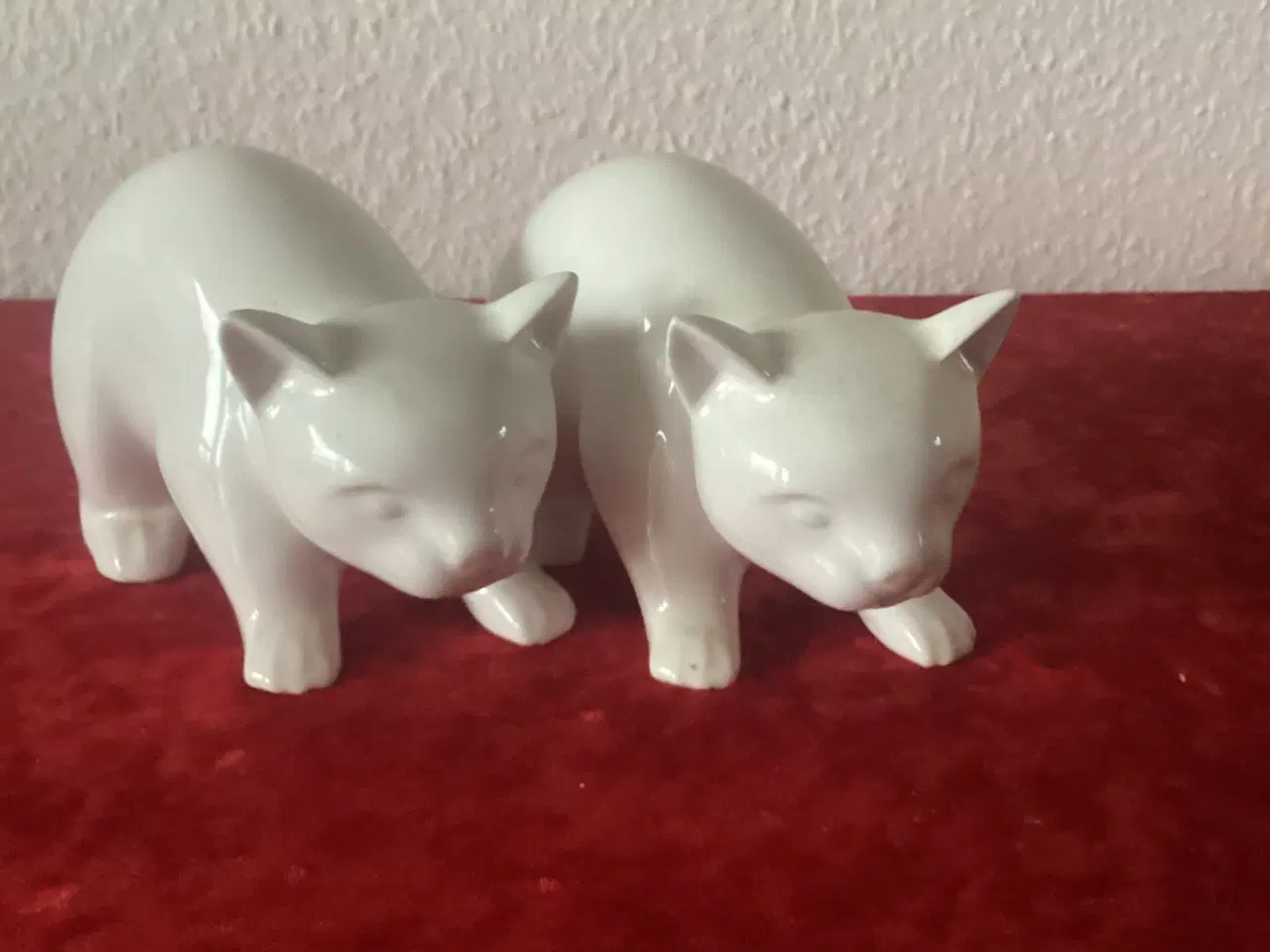 Billede 1 - 2 porcelænskatte