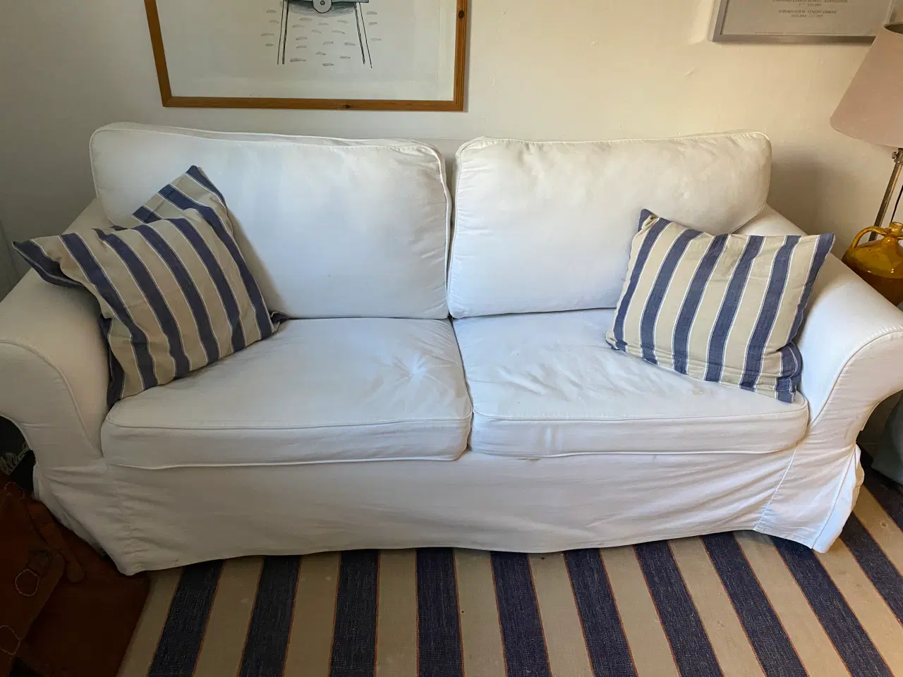 Billede 4 - Hvid sovesofa Ektorp fra Ikea