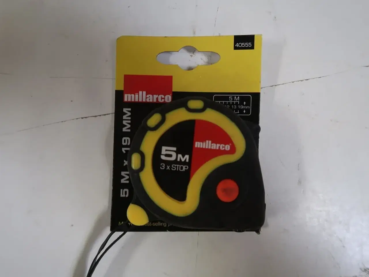 Billede 2 - 9 stk. Work it by millarco® båndmål med stop 19 mm x 5 meter