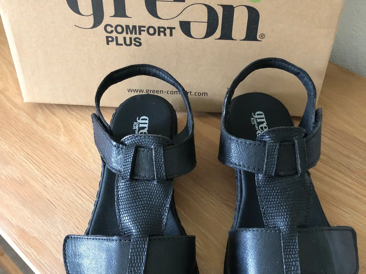 Billede 3 - Sorte sandaler fra Green Comfort plus