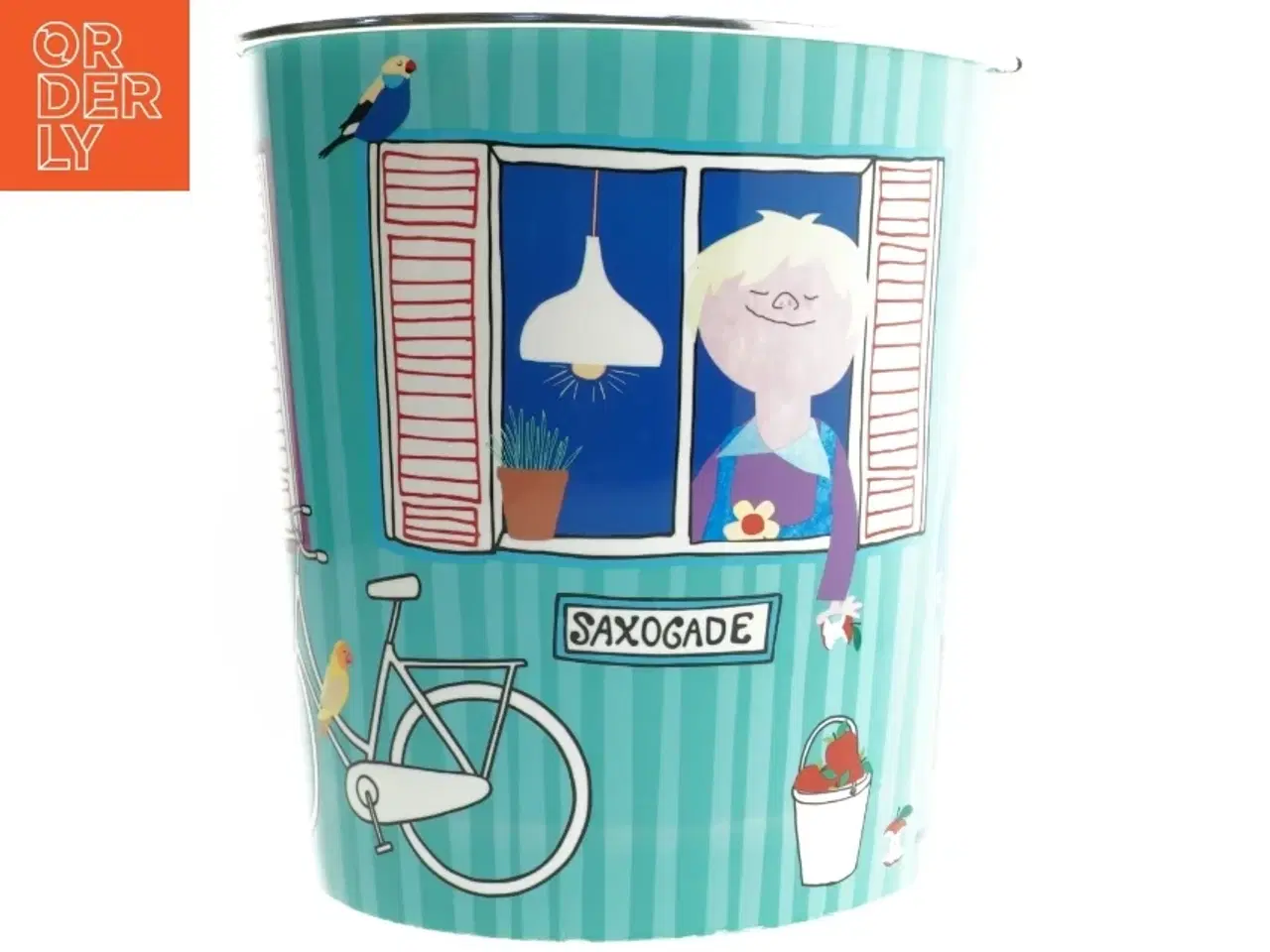 Billede 2 - Sonja fra Saxogade affaldsspand (str. Ø 25 cm længde 26 cm)