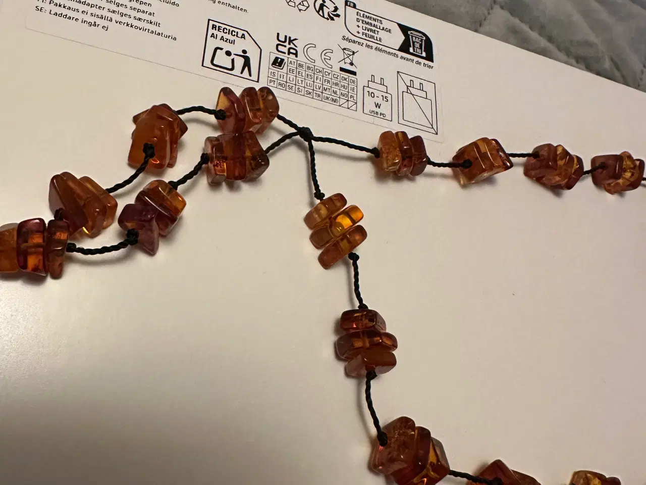 Billede 2 - Halskæde i rav