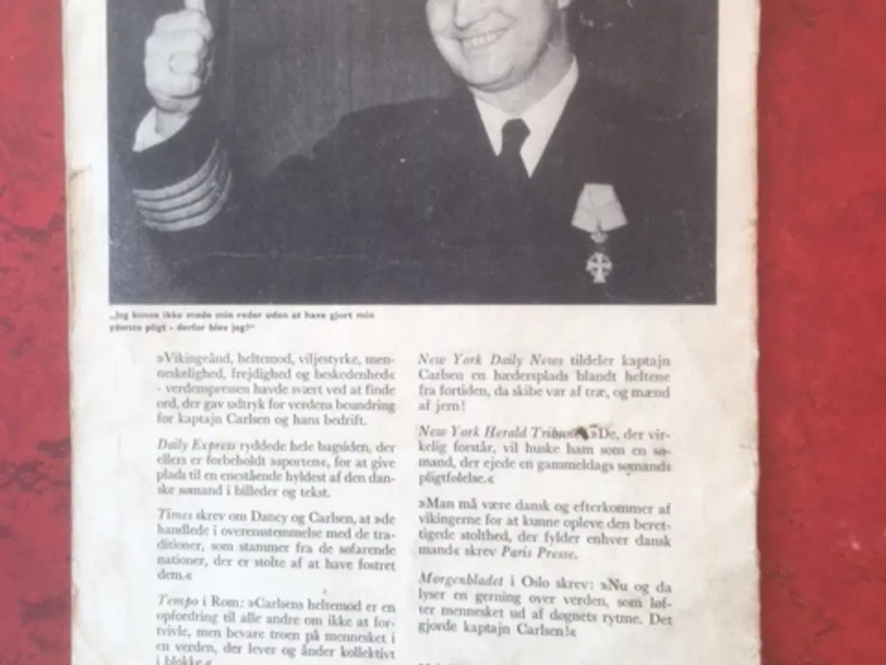 Billede 2 - Kaptajn Carlsen og "Flying Enterprise"