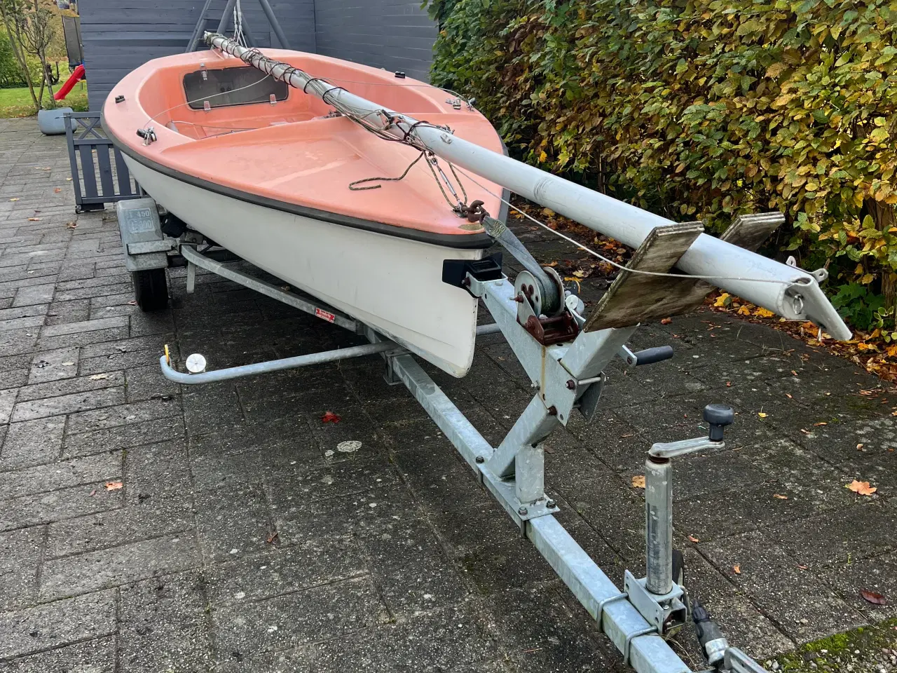 Billede 4 - Sejljolle + bådtrailer