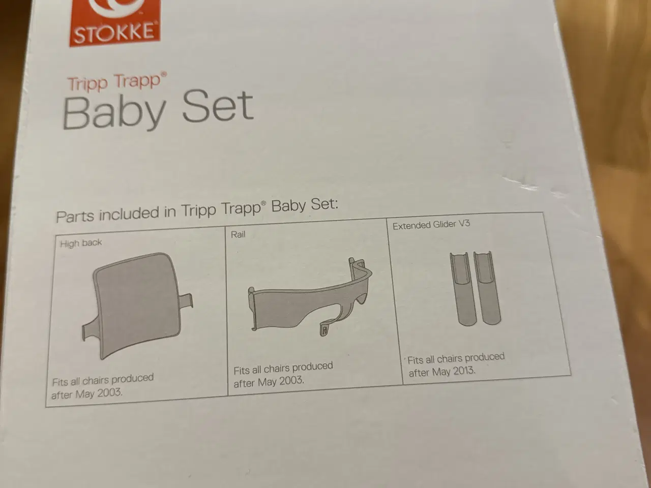 Billede 2 - Stokke Tripp Trapp Baby Set