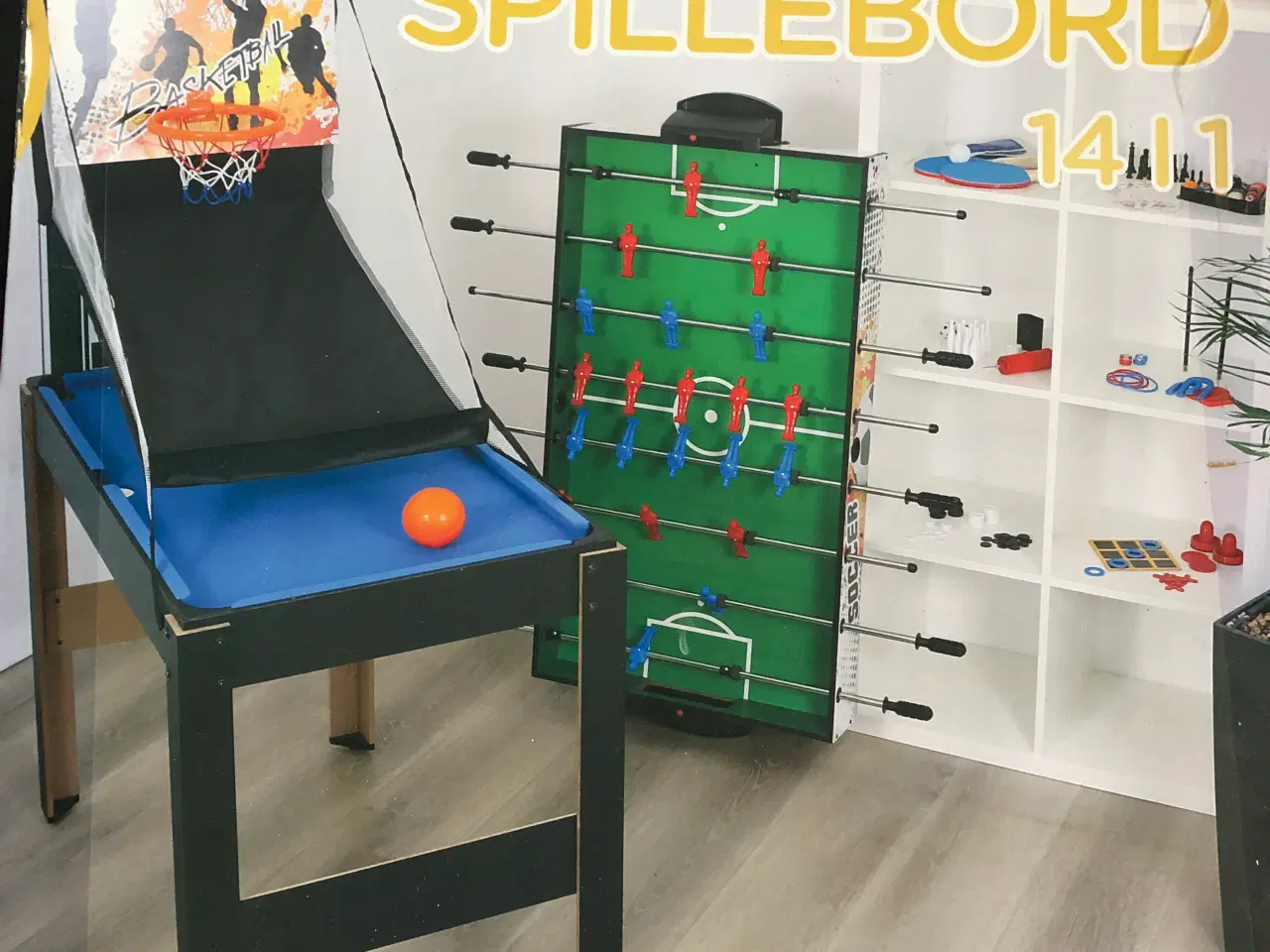 Billede 1 - MULTI-SPILLEBORD - med 14 i 1 spil