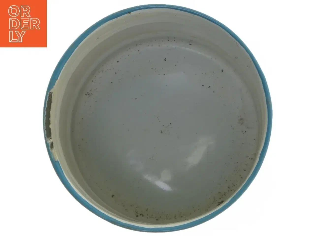 Billede 3 - Blå melkrukke i emalje (str. Ø 14x17 cm)