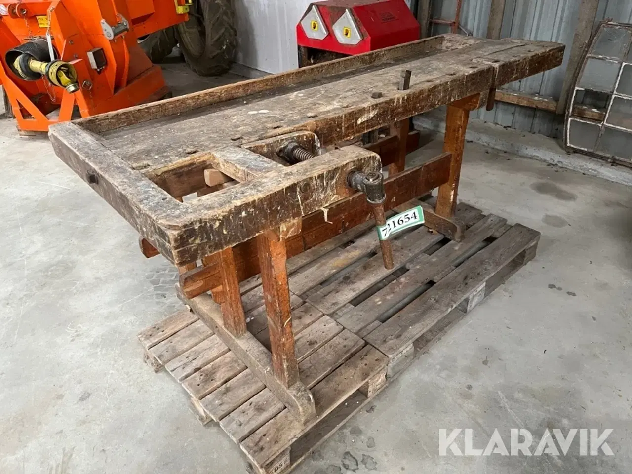 Billede 1 - Arbejdsbord/Høvlebænk