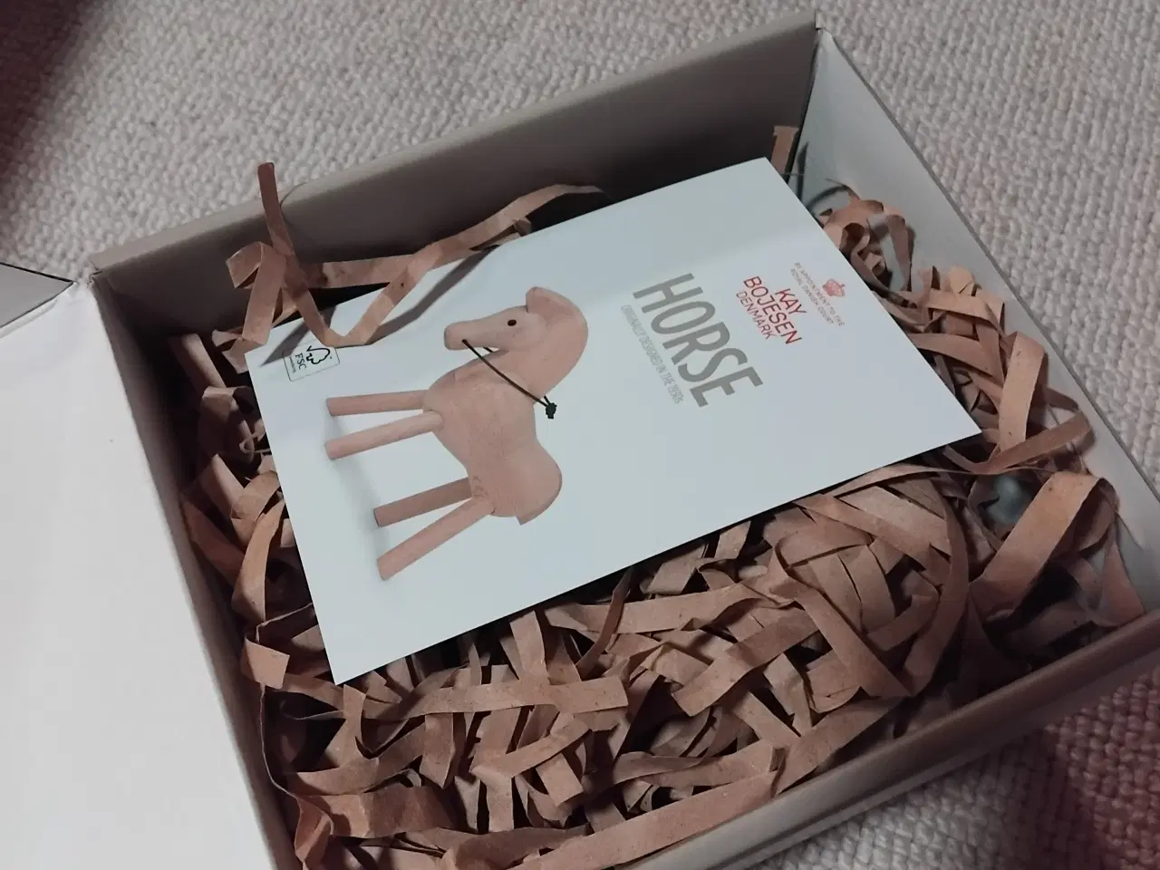 Billede 1 - Hest i lys bøgetræ. Kay Bojesen