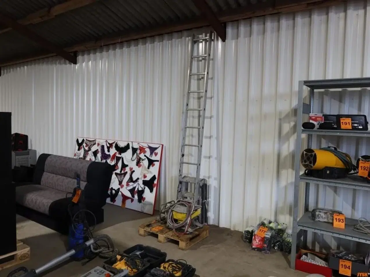 Billede 1 - PARTI med stige,