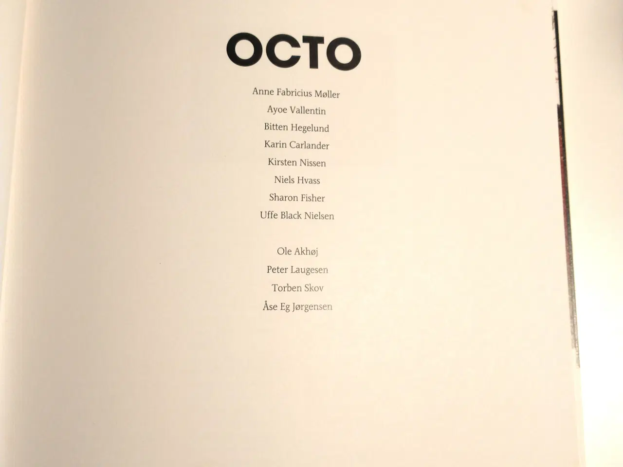 Billede 2 - Octo. Af Torben Skov, Peter Laugesen