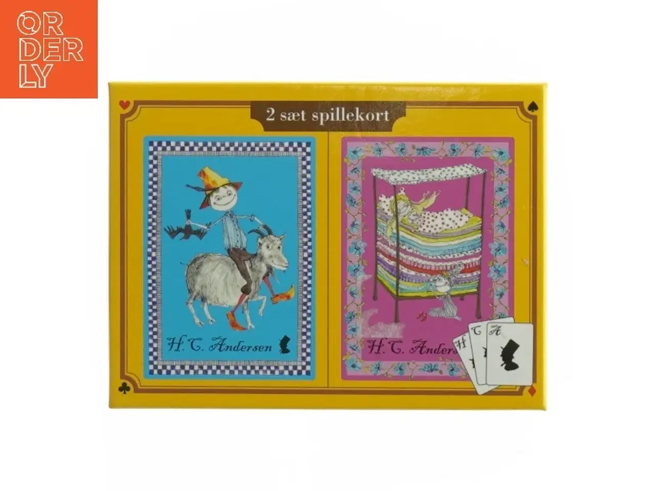 Billede 1 - H.C. Andersen illustrerede spillekort